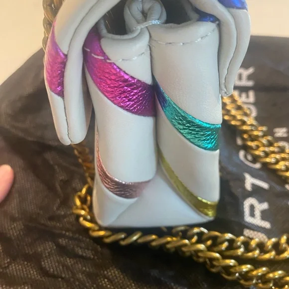 Kurt Geiger Multicolor Mini metallic Kensington- crossbody or shoulder bag - Picture 5 of 11